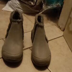 Women's Beige Ankle Boots